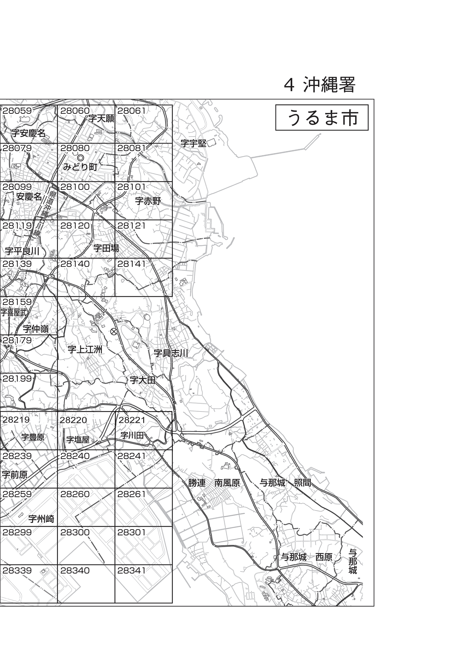 令和4年分 財産評価基準書 うるま市 - 索引図｜国税庁